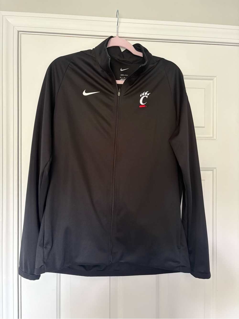 Nike Black Full-Zip Utility Jacket with University of Cincinnati logo